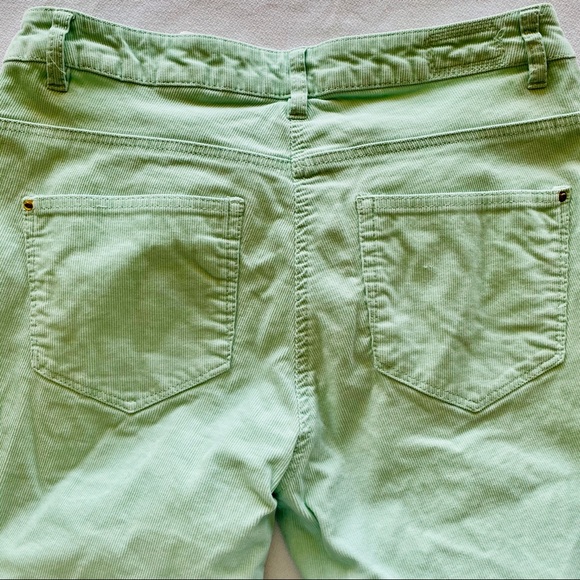 H&M Corduroy Mint Green Pants Size 8 - Picture 6 of 7